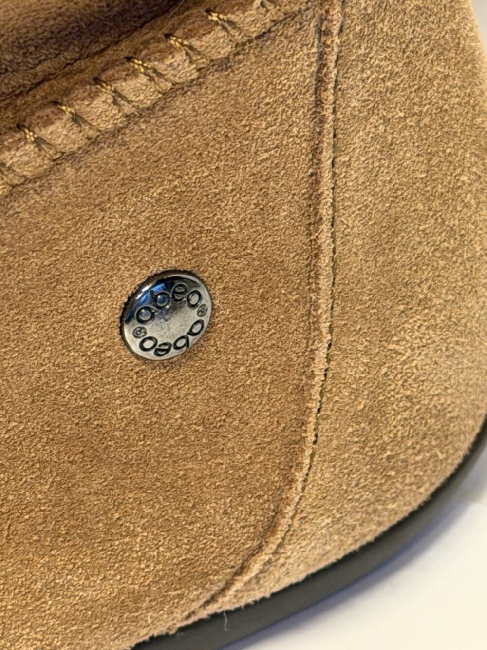 ABEO B.I.O. System Women's Whitby Tan Sheepskin Ankle Booties Sz 9 Slip-On - Picture 12 of 14